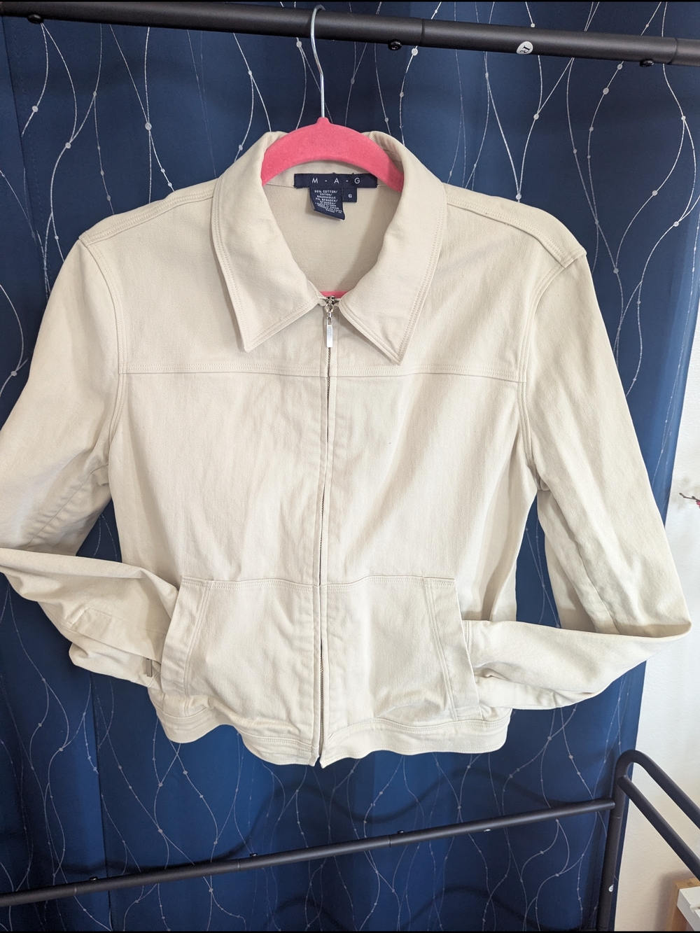 M.A.G. Lightweight Cream Jacket for Women - Picture 7 of 7
